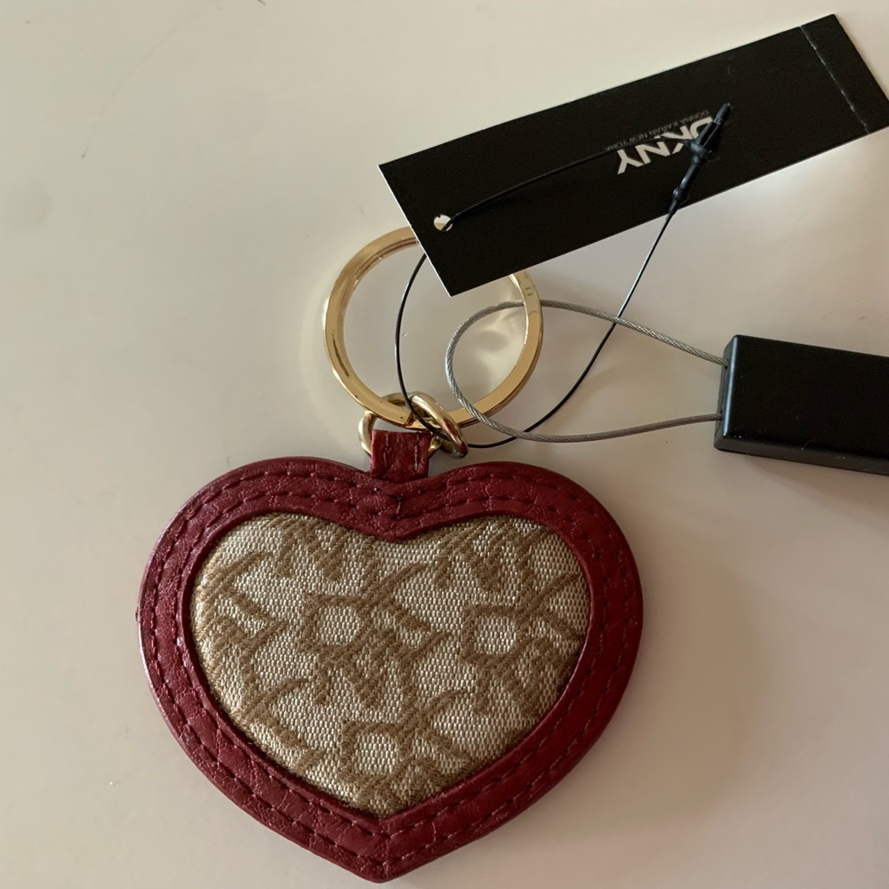 DKNY Heart-Shaped Key Ring